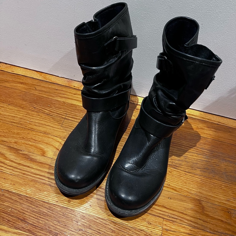 Moto boots black Sz 38